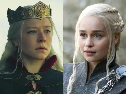 Premios Emmy 2026 | Emma D'Arcy y Emilia Clarke juntas en el escenario en el momento GOT