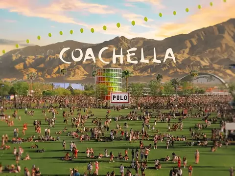 Arte do Coachella 2026, festival que terá transmissão de graça na internet