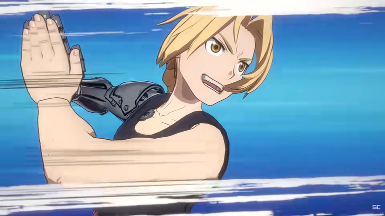 Edward Elric no jogo.