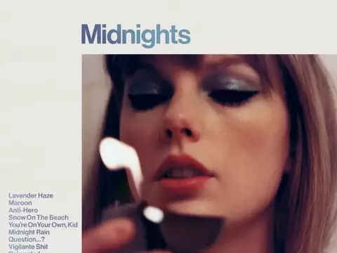 Portada de Midnights, de Taylor Swift (Divulgación)