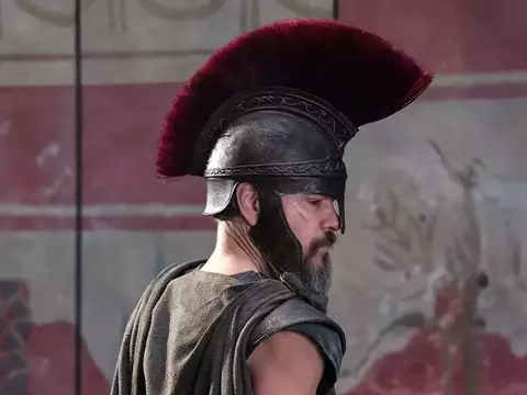 Matt Damon em A Odisseia (Reprodução)