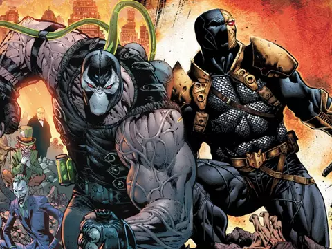 Montagem com artes de Exterminador e Bane/DC/Reprodução