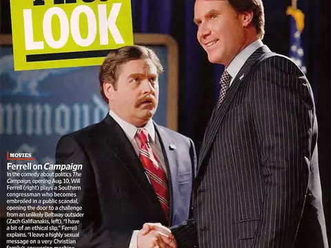 The Campaign | Vídeo da comédia política apresenta candidatos vividos por Will Ferrell e Zach Galifianakis 