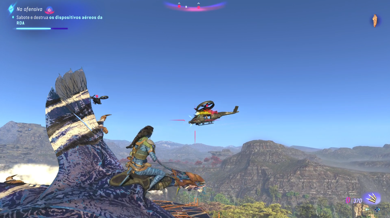 imagem de gameplay de avatar frontiers of pandora