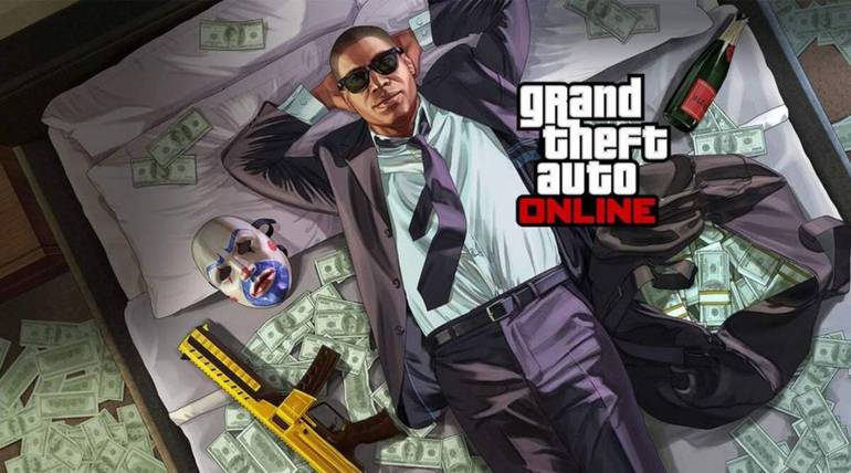 Imagem mostra pôster de GTA Online