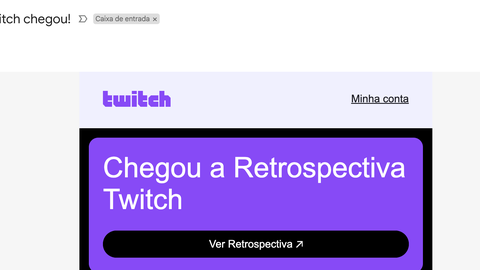 Chegou a Retrospectiva Twitch!