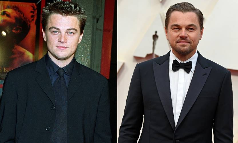 Leonardo DiCaprio em 2000 e 2020