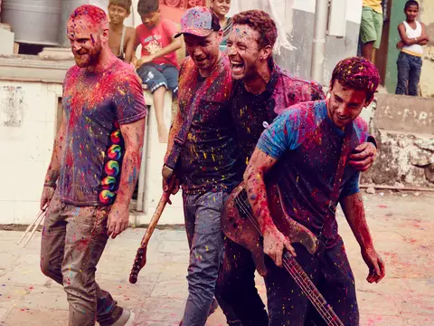 Imagem de divulgação do Coldplay