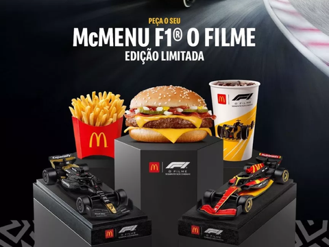 F1 terá linha de brindes no McLanche Feliz; confira imagens, preço e data