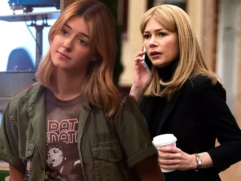 Montagem com fotos de Daisy Edgar-Jones e Michelle Williams, protagonistas do filme A Place in Hell/Reprodução