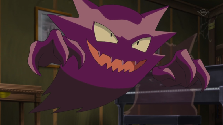 Haunter no anime de Pokémon.