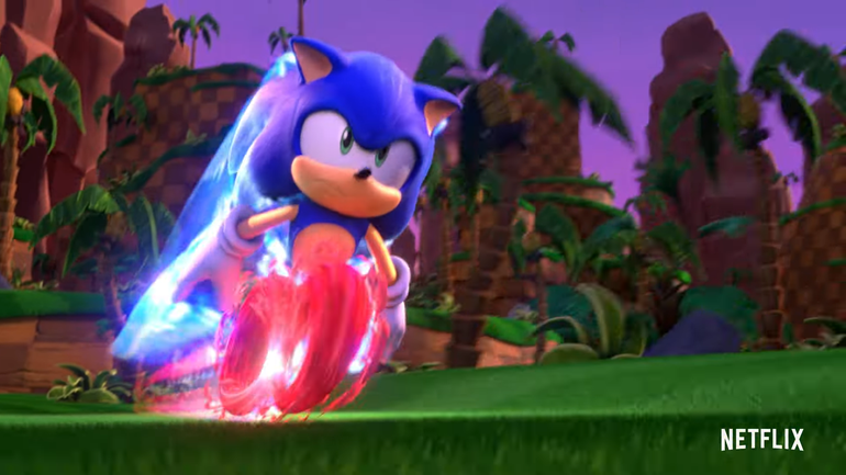 Sonic em nova animação da Netflix