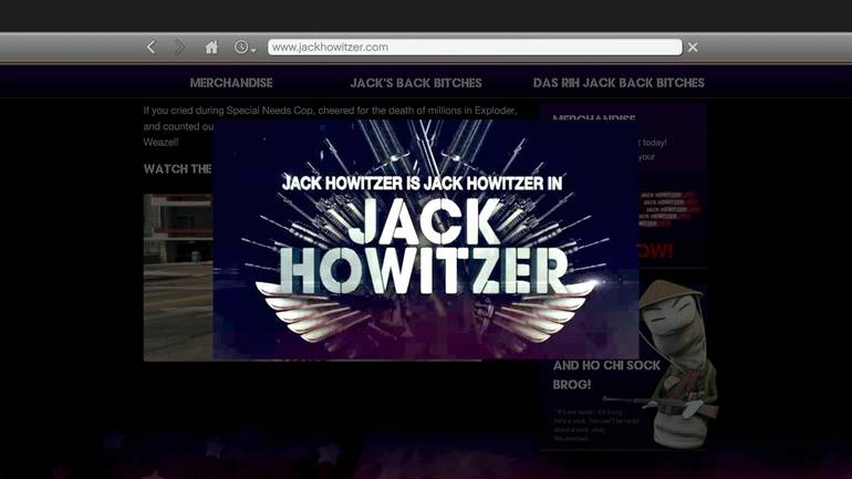Abertura do Reality Show de Jack Howitzer.