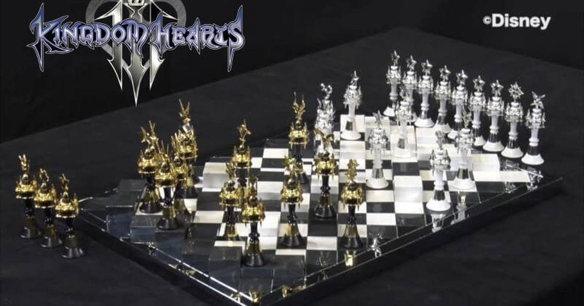 Xadrez de Kingdom Hearts 3 está à venda por quase R$4 mil