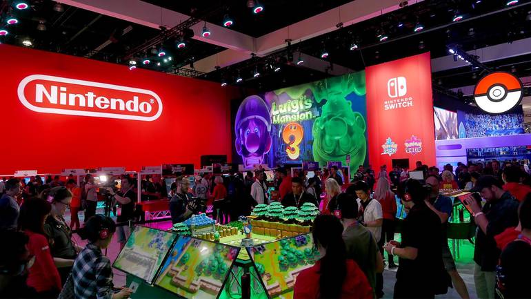 Imagem do estande da Nintendo na E3 2019