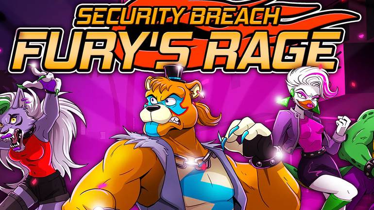 4 Personagens Five Nights At Freddy's Security Breach