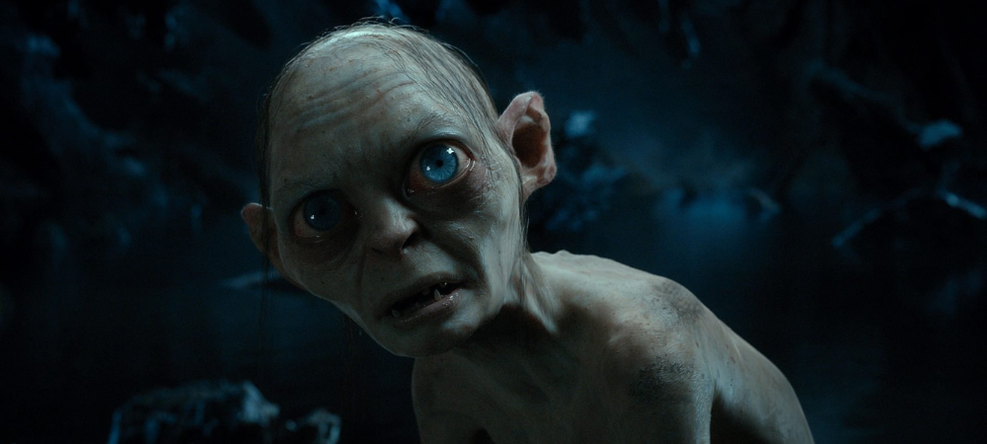 Gollum, en una escena de El Hobbit