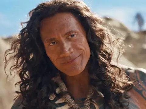 The Rock em Moana/Divulgação