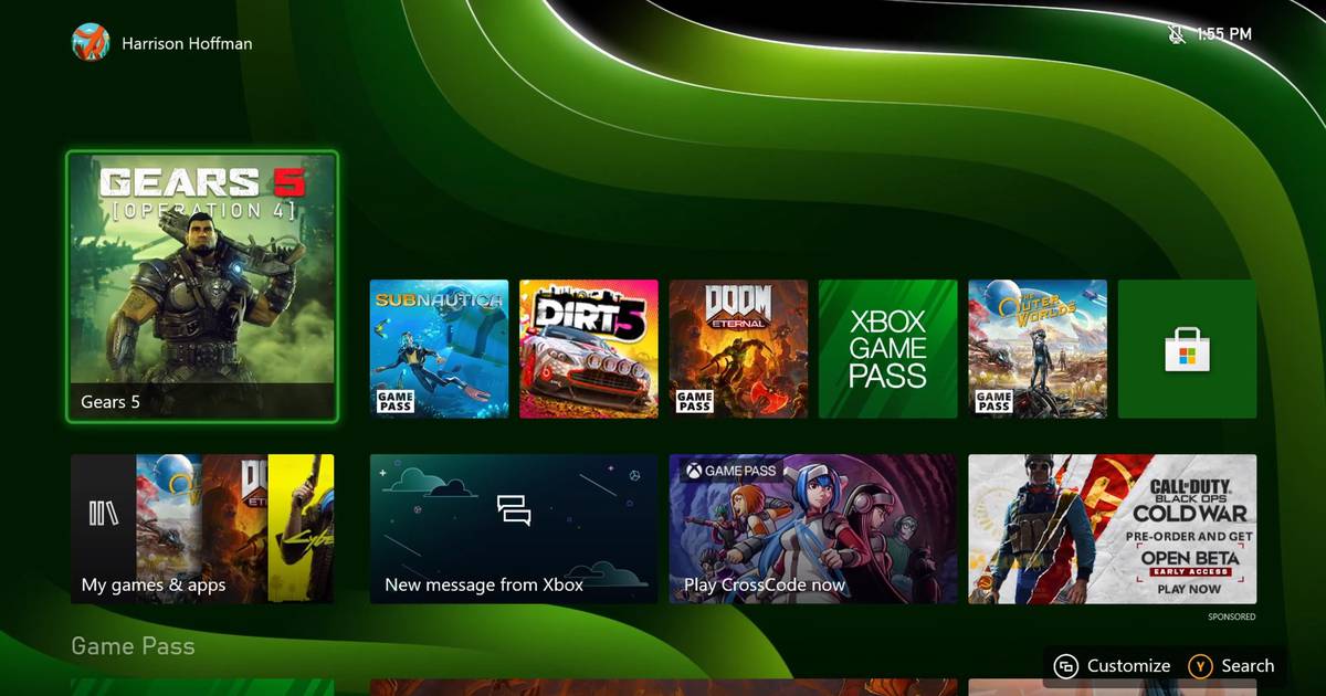 Microsoft revela detalhes da interface e navegação do Xbox