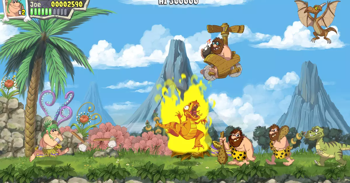 その他 JACKCATLAB PhatJoeMY GAME MY RULES Ver. Remake de Joe & Mac: Caveman Ninja é anunciado para PC e consoles