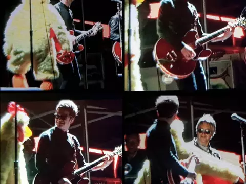 U2 | Bono Vox invade show de Noel Gallagher em São Paulo vestido de galinha