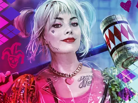 Arte da Arlequina em Aves de Rapina