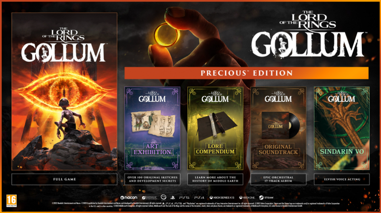 imagens dos DLCs do jogo do Gollum