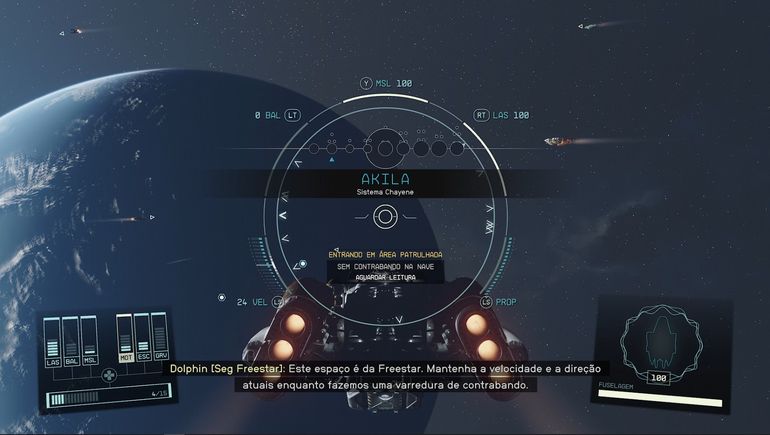 imagem de gameplay de starfield