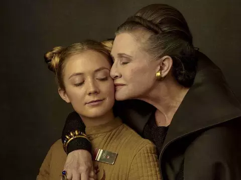 Carrie Fisher e Billie Lourd/Annie Leibovitz/Vanity Fair/Divulgação
