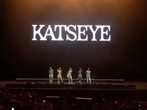 KATSEYE no Lollapalooza (Reprodução)
