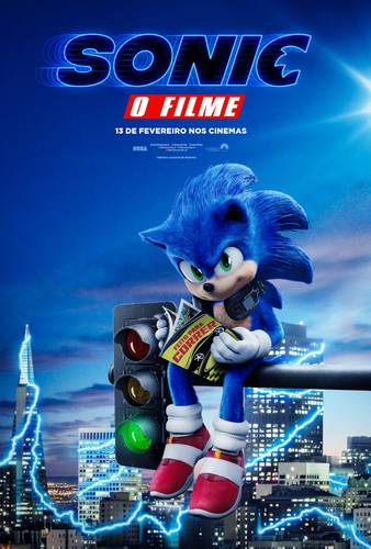 Caneca Sonic O Filme Sonic The Hedgehog Ouriço Correndo
