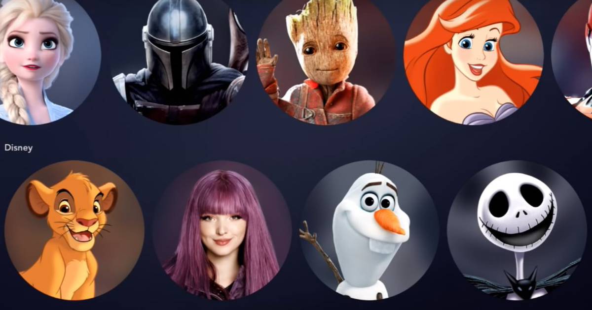 Disney+ revela avatares para perfis da plataforma