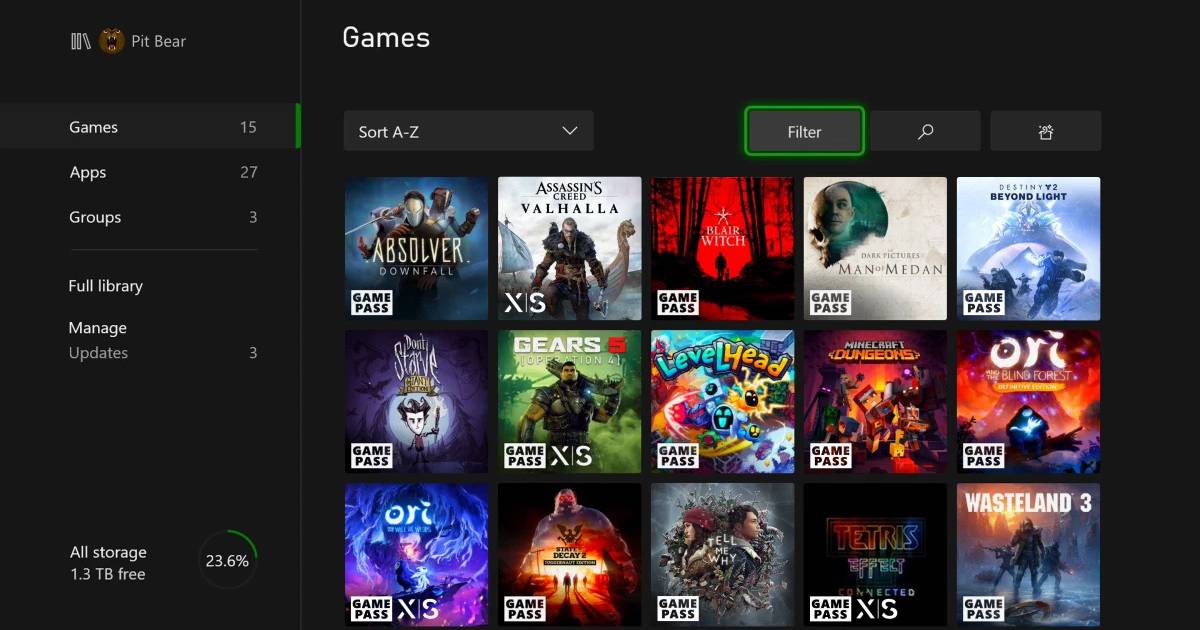 xbox series x game pass