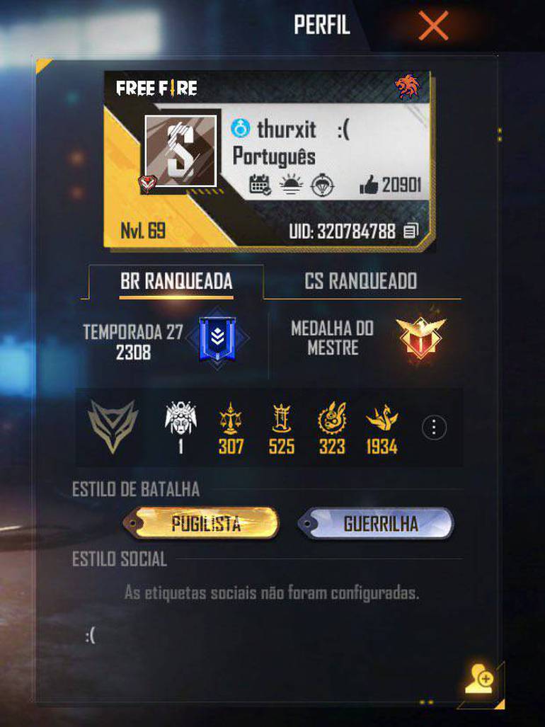 Como obter o V de verificado no Free Fire