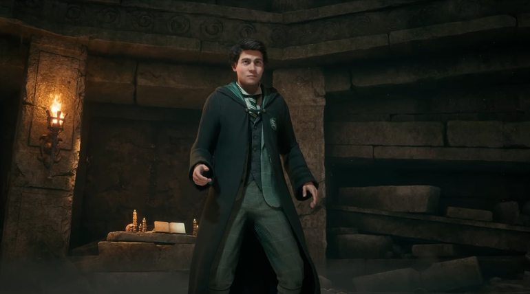 imagem de gameplay de hogwarts legacy