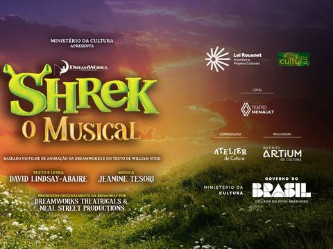 Shrek - O Musical chega em São Paulo em 2026