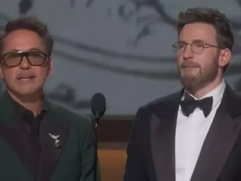 Oscar 2026 | Robert Downey Jr. y Chris Evans: la reunión Avengers