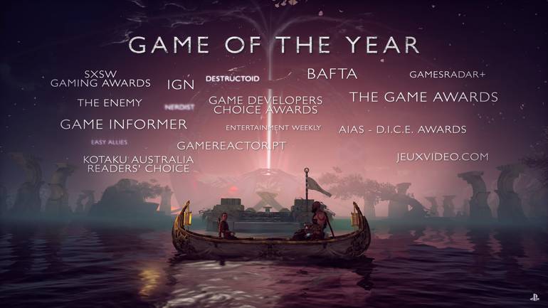 The Enemy - God of War é Jogo do Ano da Game Developers Choice Awards 2019