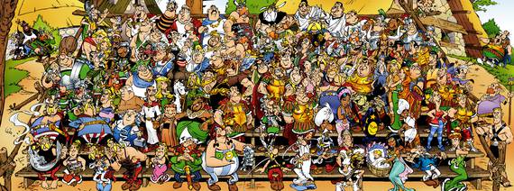 Os gauleses, os romanos e as regras de um Astérix número 40