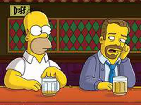 Veja Ricky Gervais em Os Simpsons