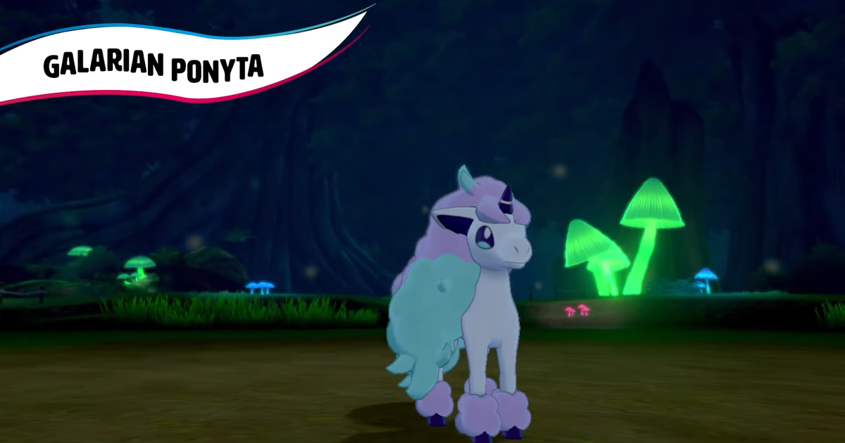 Nintendo - Galarian Ponyta é um Pokémon Unicórnio do tipo