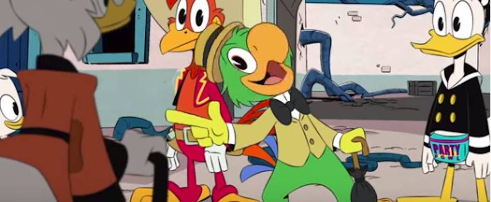 Zé Carioca em episódio de Ducktales