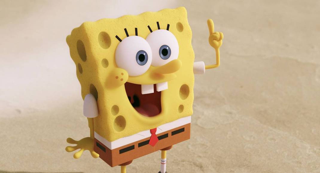 Caixa com Foto Bob Esponja - Um Herói Fora D'Água - Fazendo a