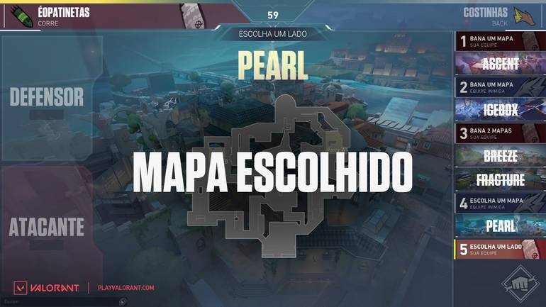 VALORANT: mapa Pearl entra para o Competitivo hoje (12); confira