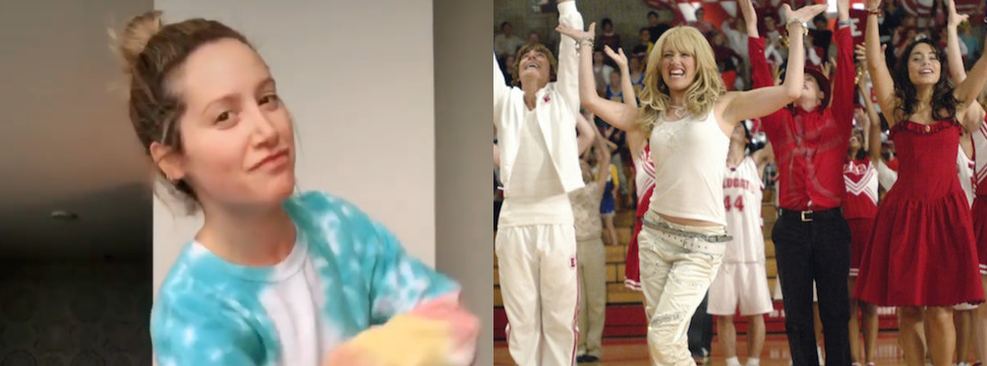High School Musical | Ashley Tisdale grava dança de We’re All In This Together