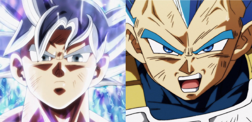 Dragon Ball: Goku e Vegeta unem Instinto Superior e Ultra Ego