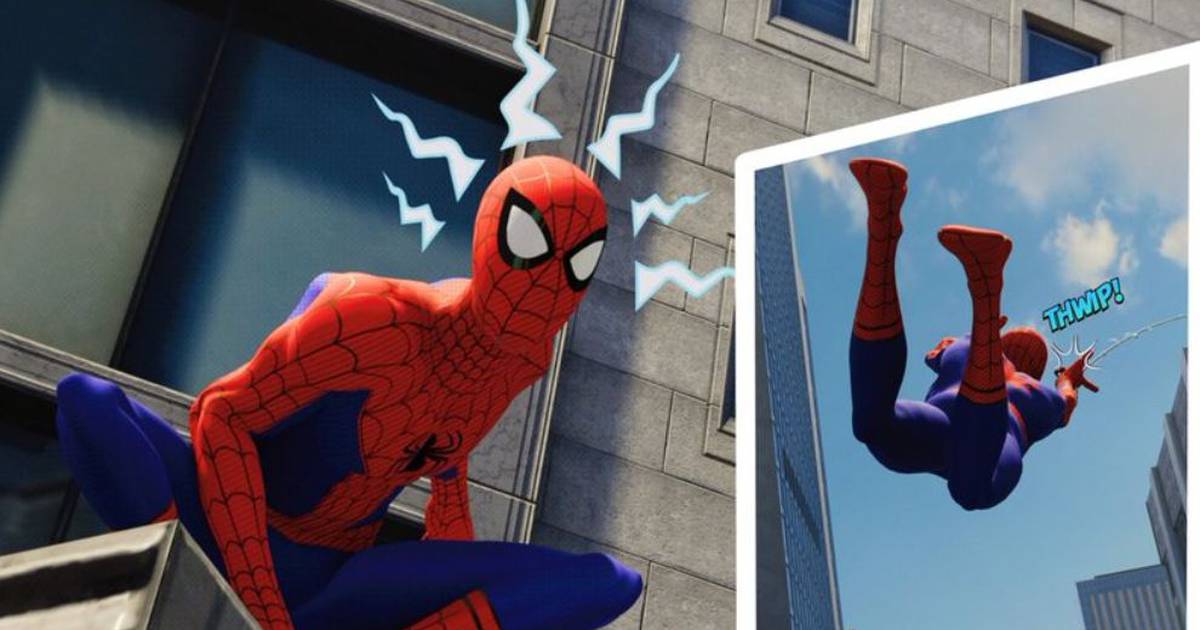 Artista usa fotos do game Spider-Man para criar HQ especial do