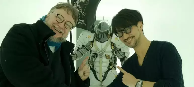 Imagem de HIdeo Kojima e Guillermo Del Toro