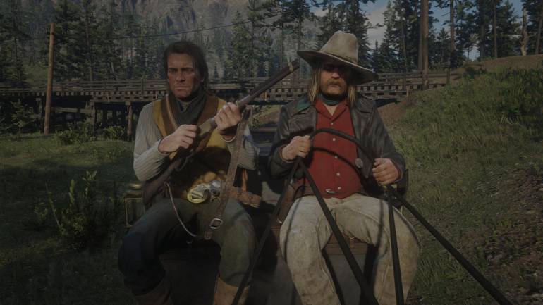 Arthur e Micah.