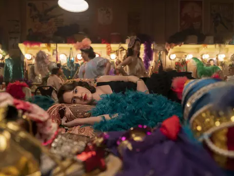 Rachel Brosnahan em The Marvelous Mrs. Maisel (Amazon Prime Video/Divulgação)